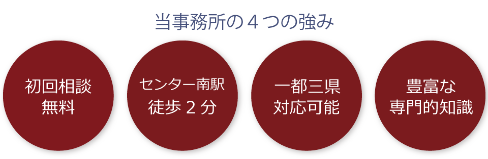 当事務所の４つの強み